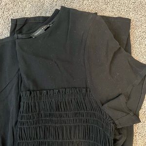 Pacsun Black ruffle dress